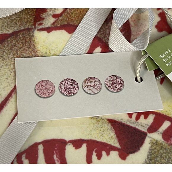 Big Flowers 4 Designs/4 pcs John Derian For Target Melamine Salad Dessert Plates - Picture 2 of 5